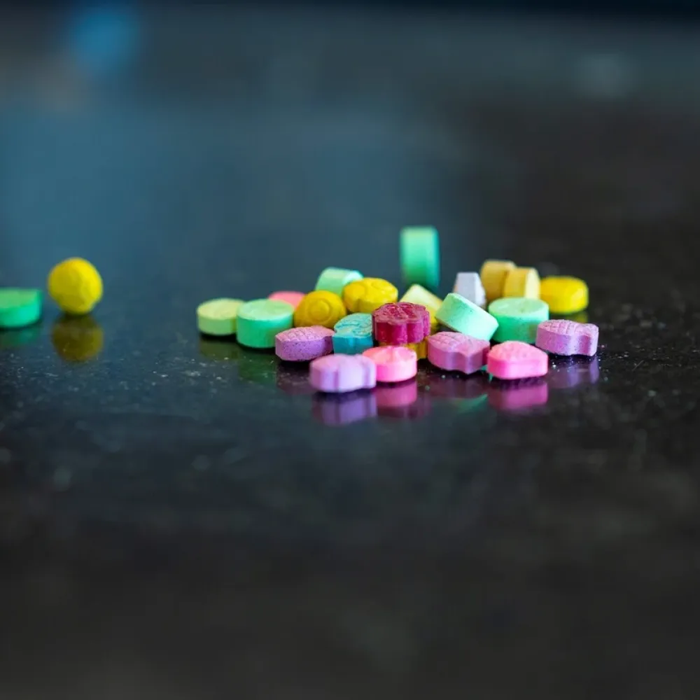 Drugs op de tafel