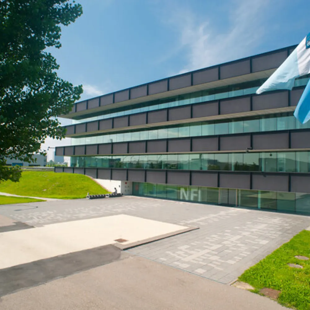 Het gebouw van het NFI
