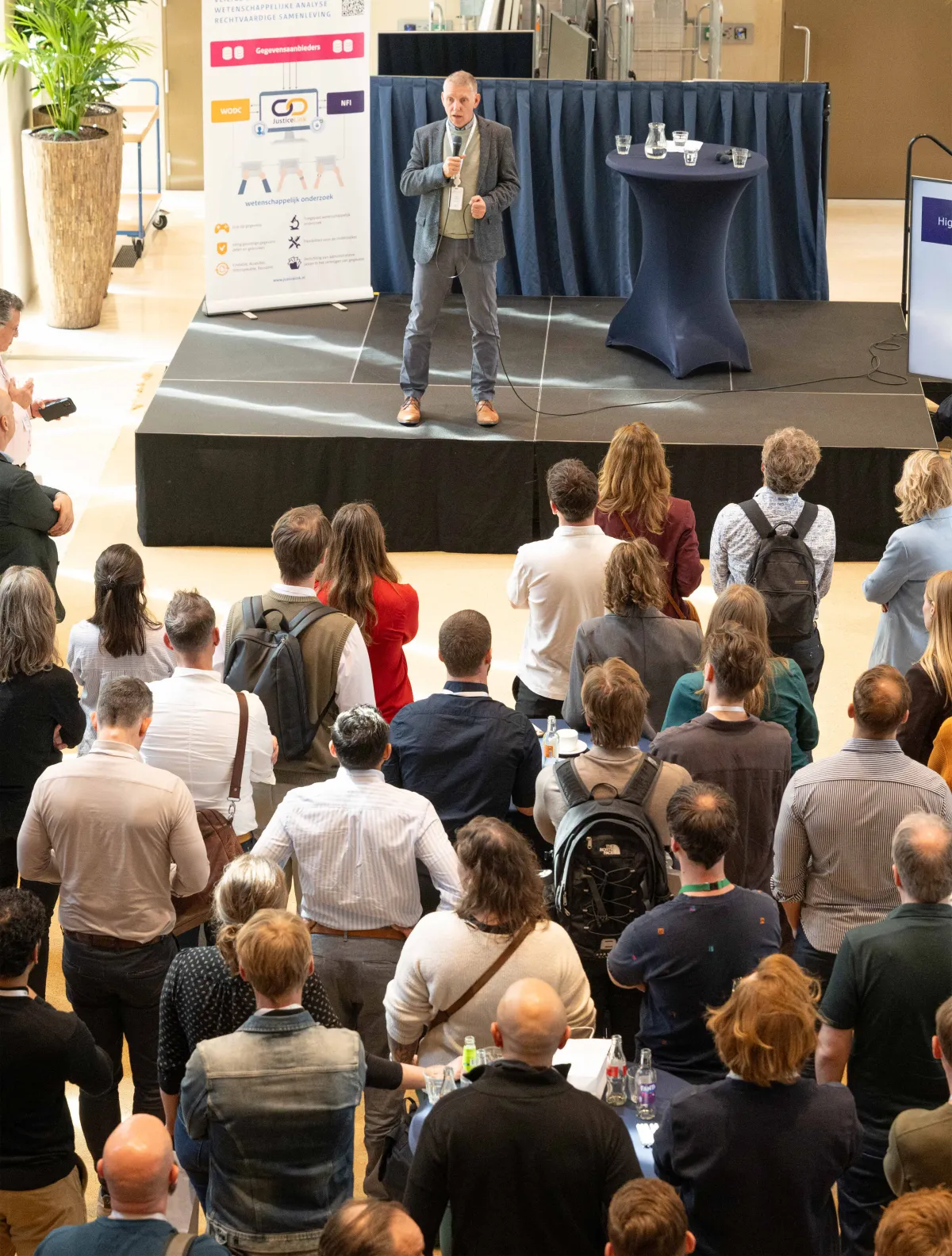Erwin van Eijk tijdens Roadshow Gegevens op Reis 2026